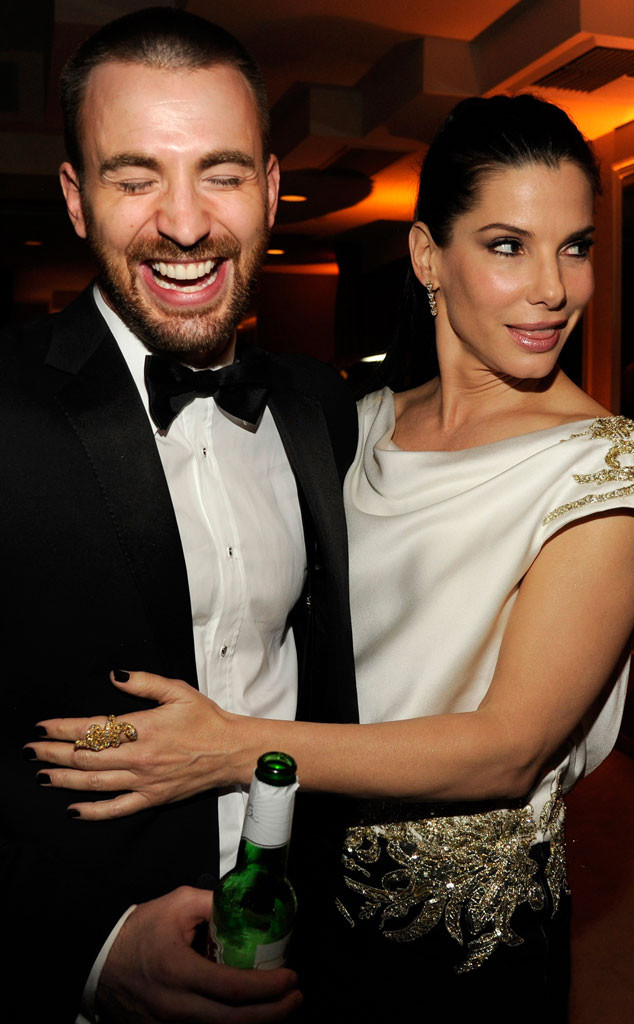 Chris Evans And Sandra Bullock Really Like Each Other E Online